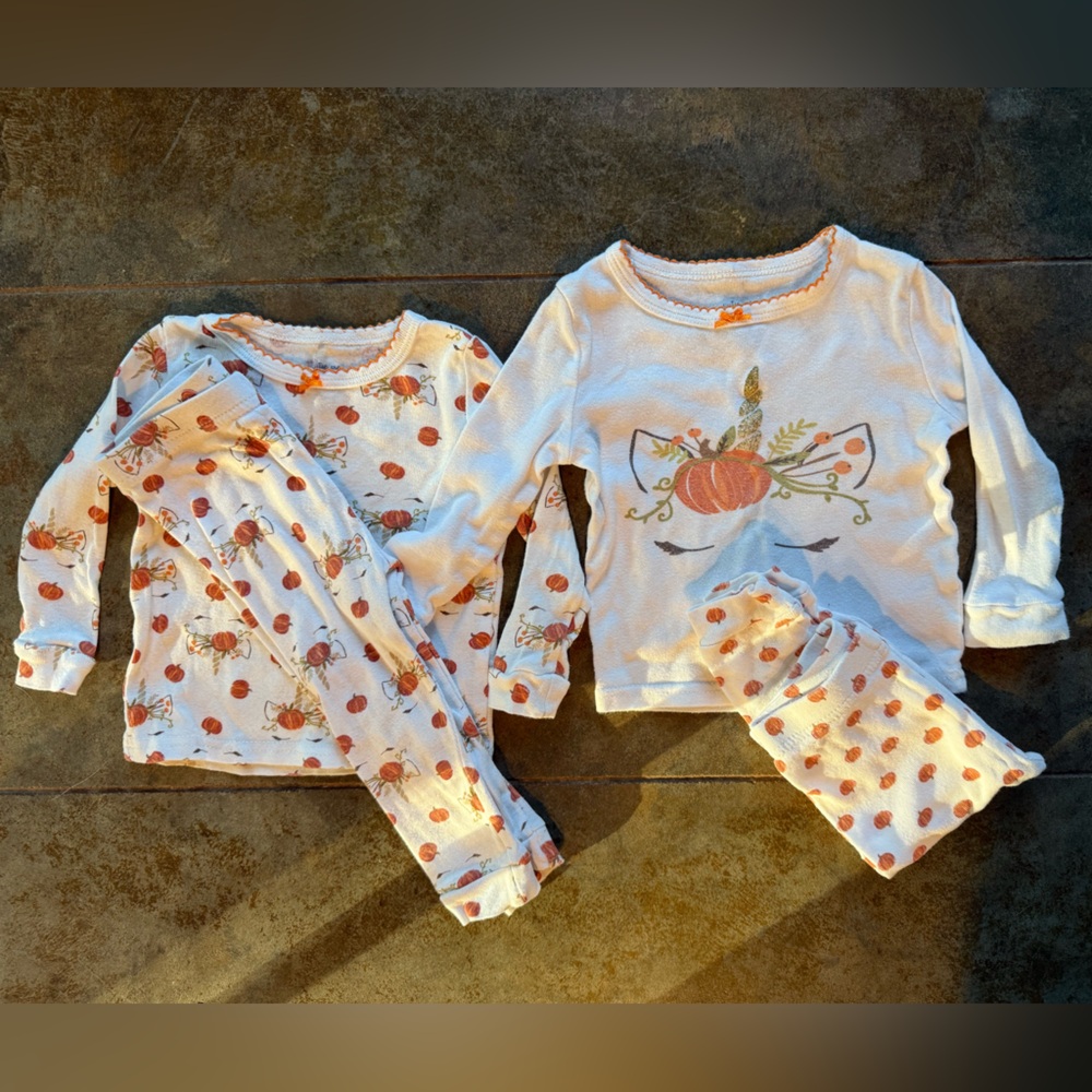 Charming Pumpkin Kids Pajama Set